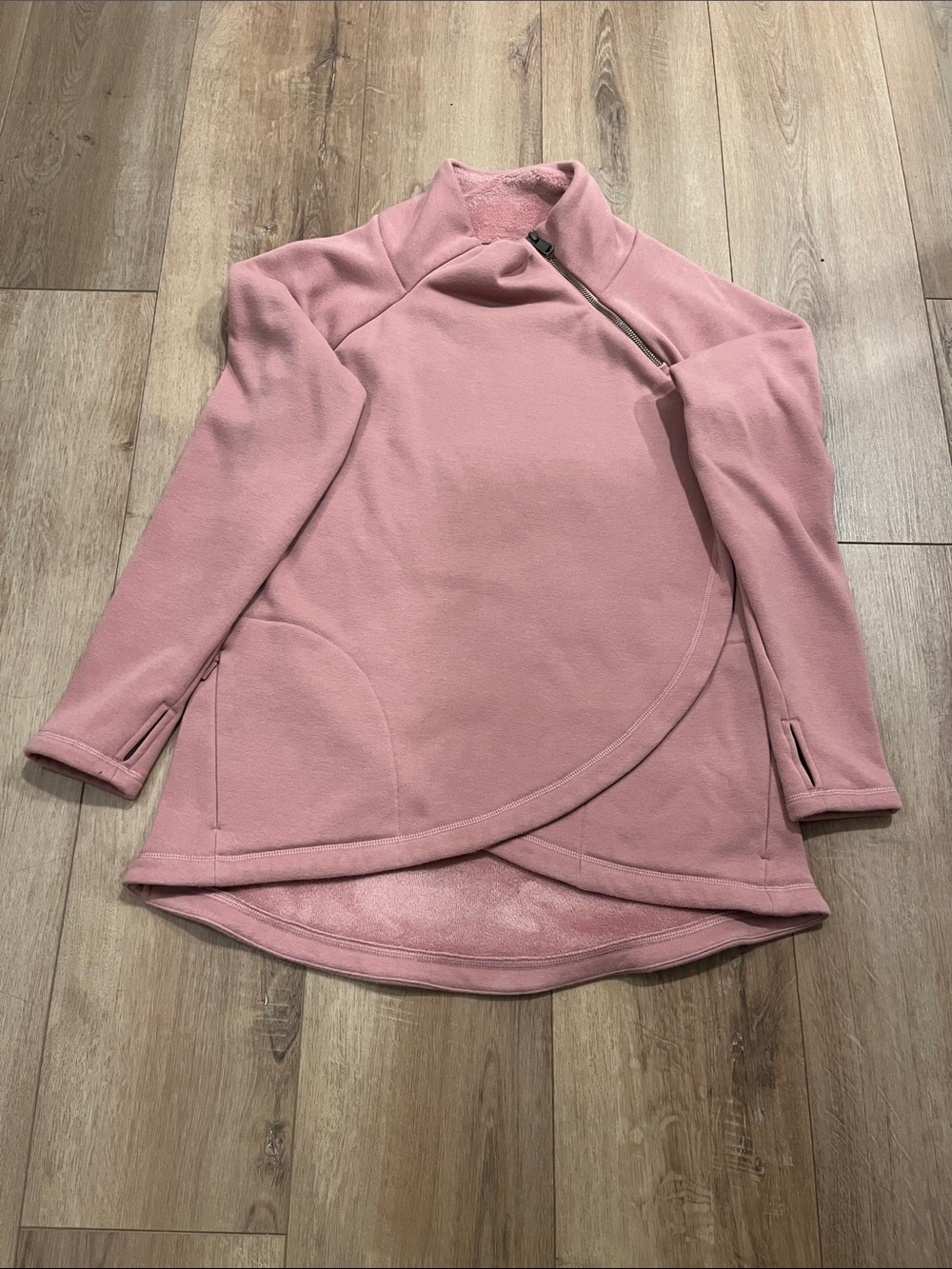 Athleta Cozy Karma Asym Pullover